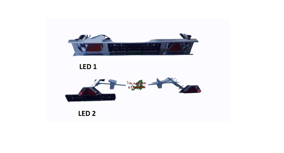 ALFA utánfutók alapból analóg lámpákkal kerülnek gyártásra.Lehetöség van megrendeléskor vagy utólag kérni LED lámpát is.